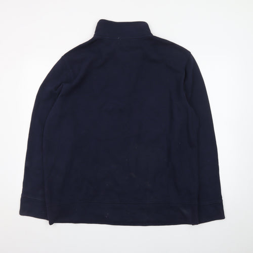 Nautica Men's Blue XL 1/2 Zip Fleece Pullover Sweatshirt