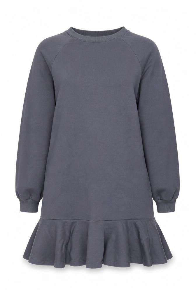 H&M Women Grey Long Sleeve Sweatshirt Dress Size S