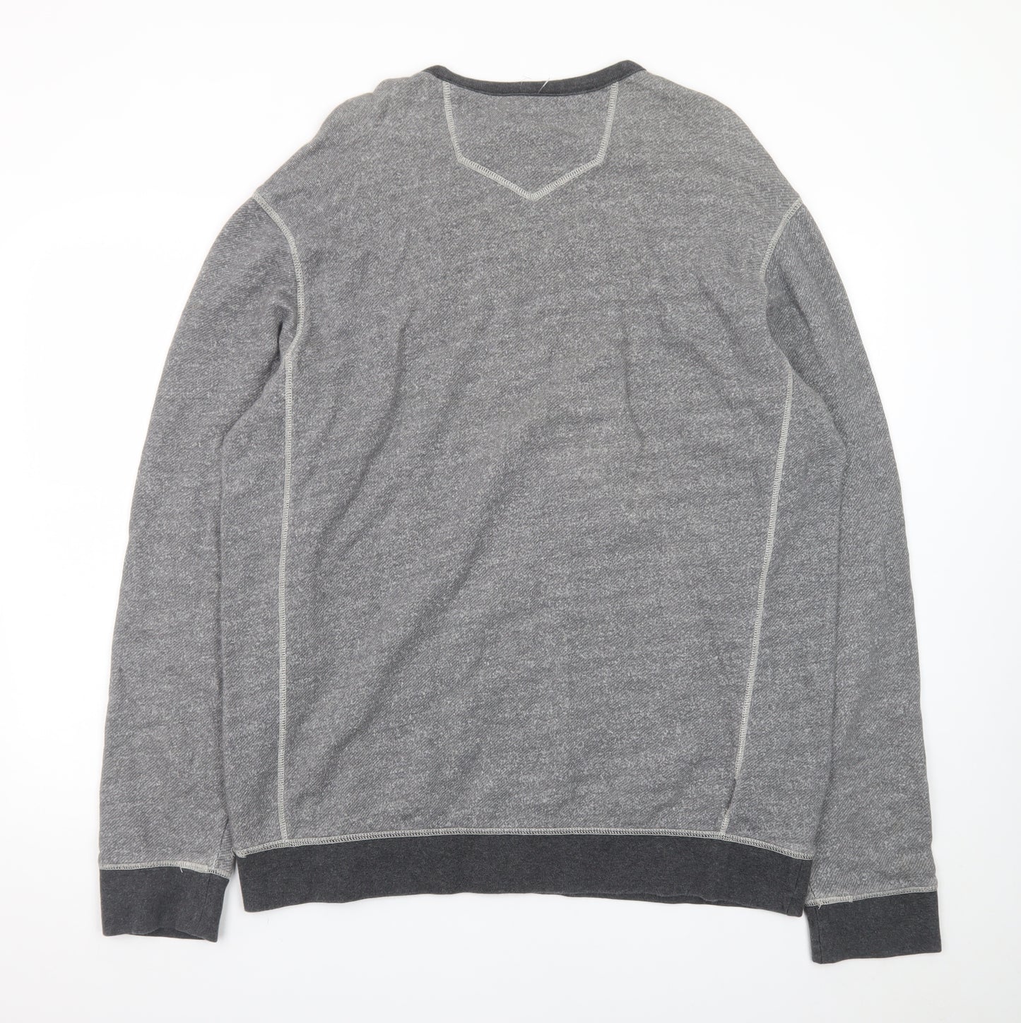 Eddie Bauer Men's Grey Cotton Pullover Sweatshirt 3XLT