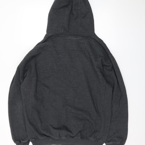 Colosseum Athletics Men's Grey L Pullover Hoodie NDSU Logo Sweatshirt