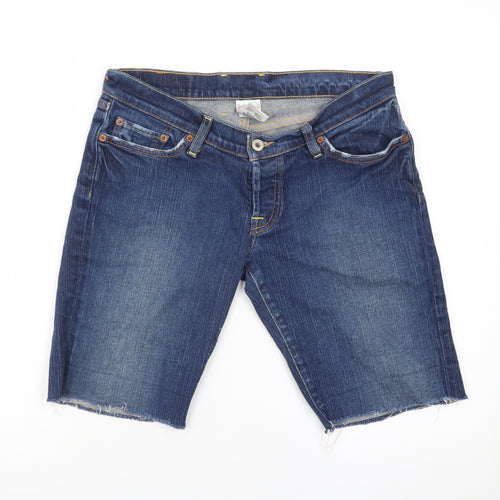 Lucky Brand Women's Blue Denim Cut-Off Shorts Size 10 Regular