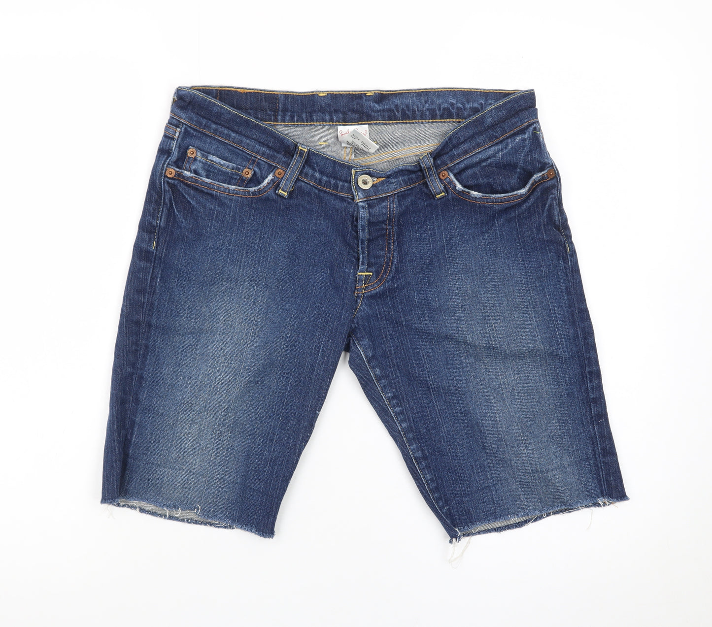 Lucky Brand Women's Blue Denim Cut-Off Shorts Size 10 Regular