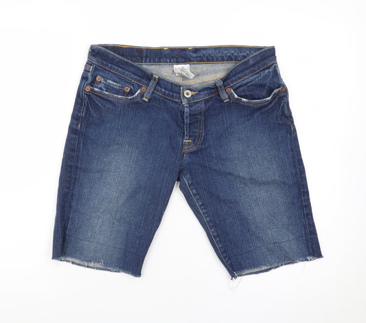 Lucky Brand Women's Blue Denim Cut-Off Shorts Size 10 Regular