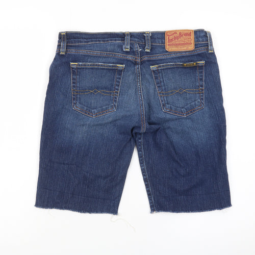Lucky Brand Women's Blue Denim Cut-Off Shorts Size 10 Regular