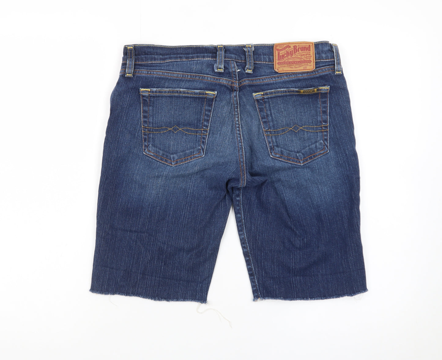 Lucky Brand Women's Blue Denim Cut-Off Shorts Size 10 Regular