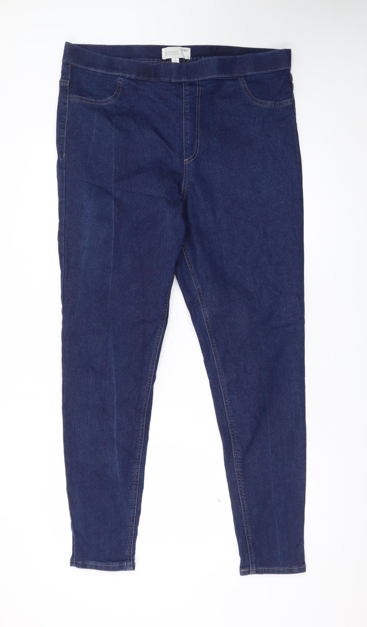 Marks and Spencer Women’s Blue Jegging Jeans Size 18 Long Stretch Denim