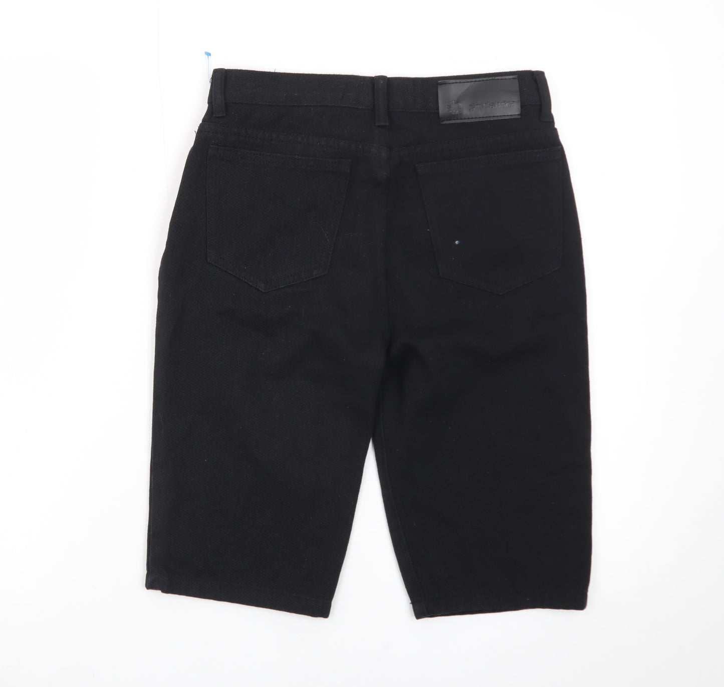 Akademiks Women's Black Cotton Bermuda Shorts Size 12