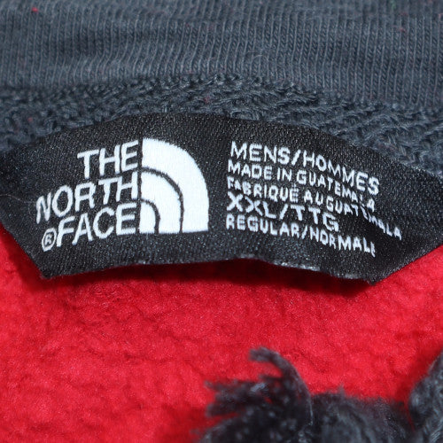 The North Face Men's Red 2XL Pullover Hoodie with Logo