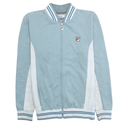 Fila White Line Men's Blue Full Zip Sports Sweatshirt M