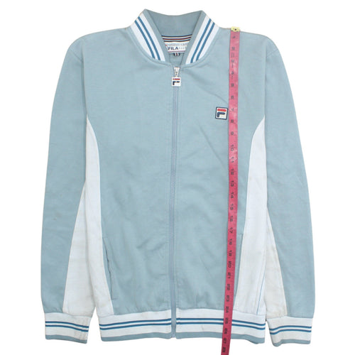 Fila White Line Men's Blue Full Zip Sports Sweatshirt M