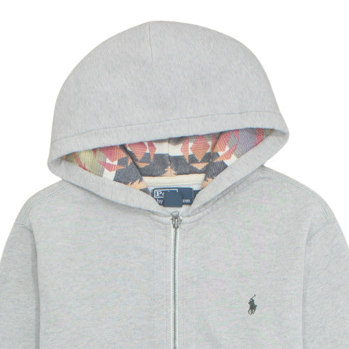 Polo Ralph Lauren Men's Grey Full Zip Hoodie Size M Cotton Blend