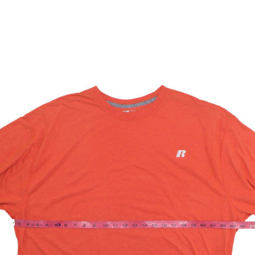Russell Men's Orange 2XL Crew Neck Dri-Power360 T-Shirt
