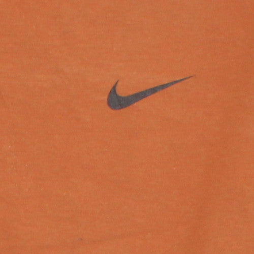 Nike Men's Orange Athletic Fit Crew Neck Short Sleeve T-Shirt XL