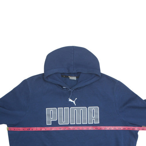 Puma Mens Blue 3XL Pullover Hoodie Fleece Sportswear