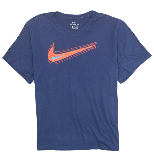 Nike Men's Blue Short Sleeve Crew Neck Graphic T-Shirt XXL