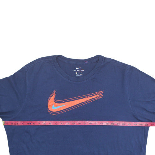 Nike Men's Blue Short Sleeve Crew Neck Graphic T-Shirt XXL