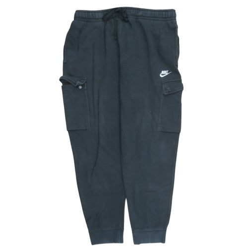 Nike Men's Black XL Fleece Cargo Jogger Trousers