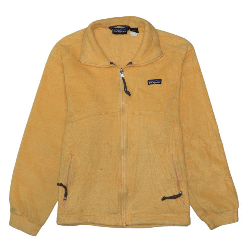 Patagonia Men's Yellow Fleece Full Zip Jacket Size L Outdoor