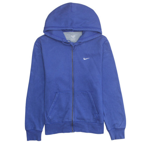 Nike Men's Blue Full Zip Hoodie Size M Fleece Sportswear