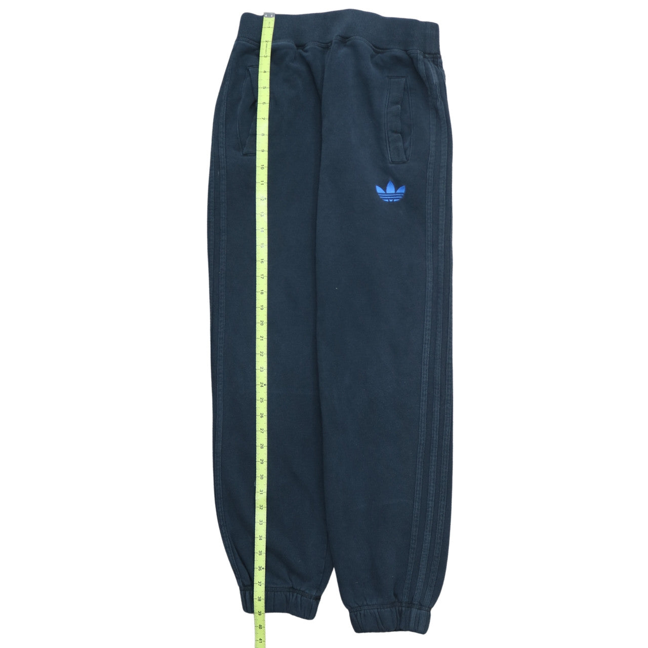 Adidas Mens Navy Blue Jogger Sweatpants M Regular Fit Elastic Waist