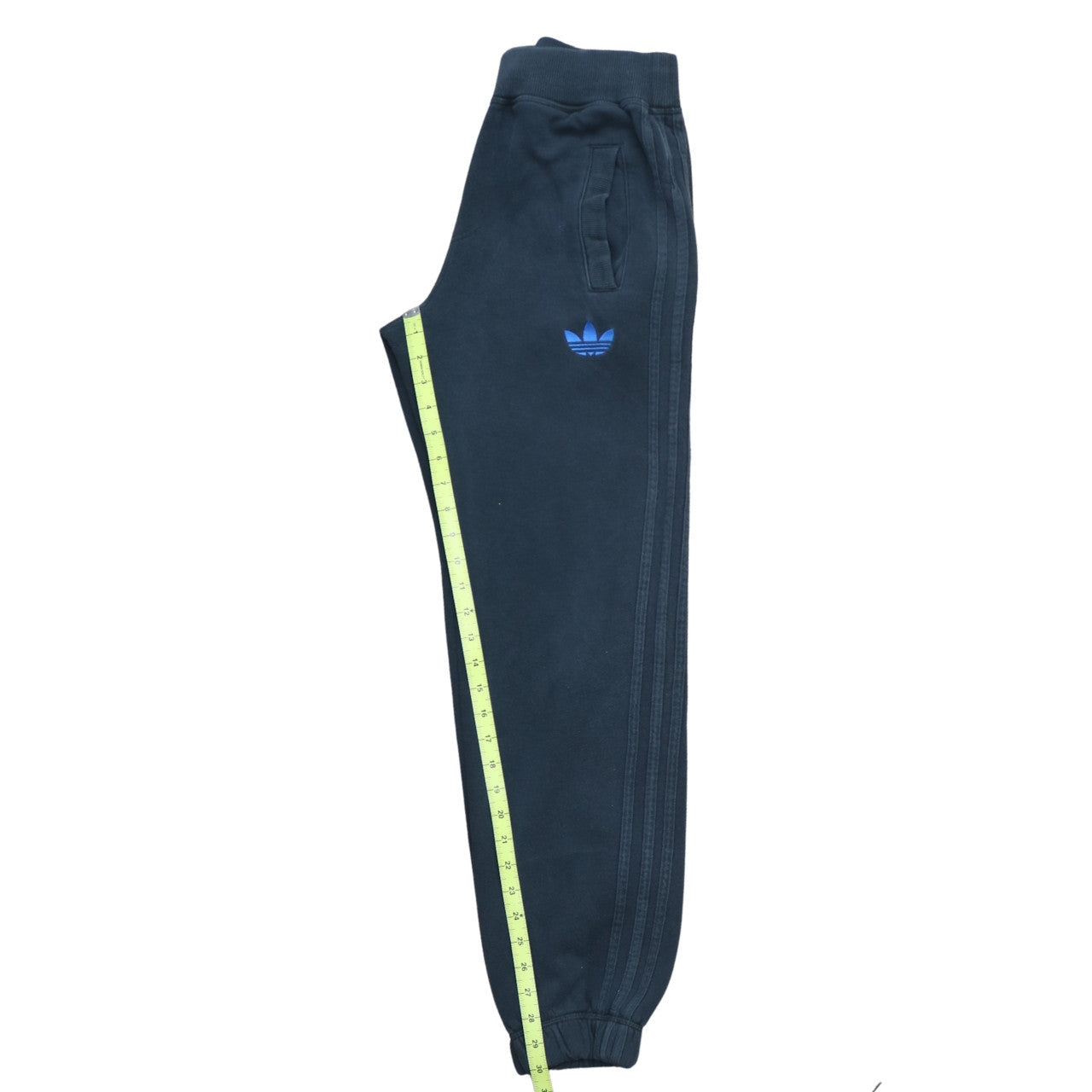 Adidas Mens Navy Blue Jogger Sweatpants M Regular Fit Elastic Waist