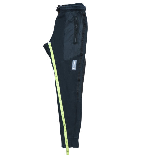 Nike Men's Black Jogger Trousers M Regular Fit Active Stretch Zip Pockets