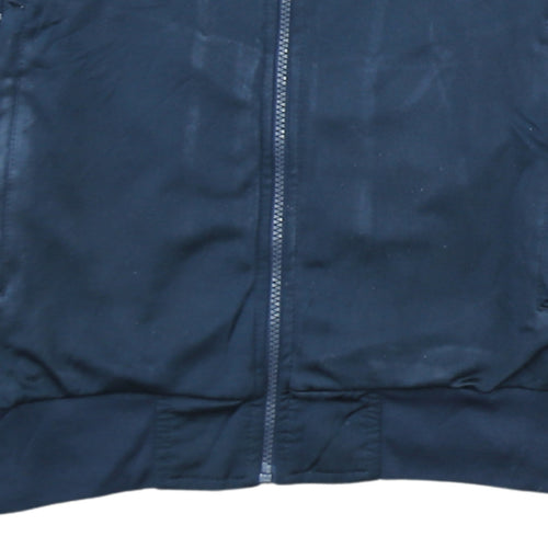 Adidas Men's Blue Full Zip Track Sweatshirt Jacket Size M