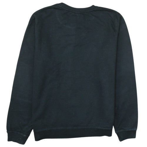Puma Womens Black L Crew Neck Pullover Sweatshirt