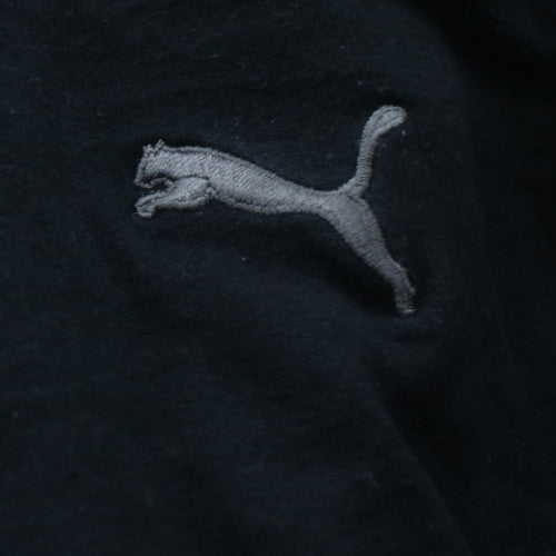 Puma Womens Black L Crew Neck Pullover Sweatshirt