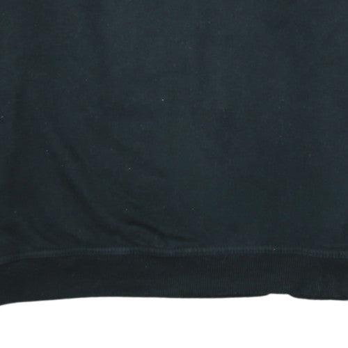 Puma Womens Black L Crew Neck Pullover Sweatshirt