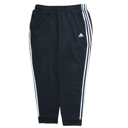 Adidas Men Black XL Jogger Fleece Sweatpants Regular Fit