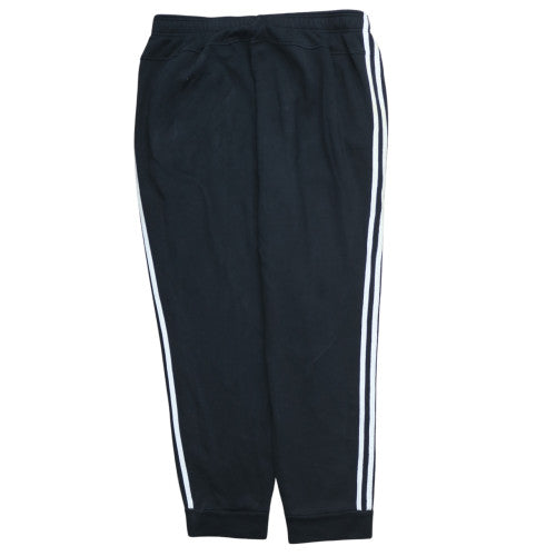 Adidas Men Black XL Jogger Fleece Sweatpants Regular Fit