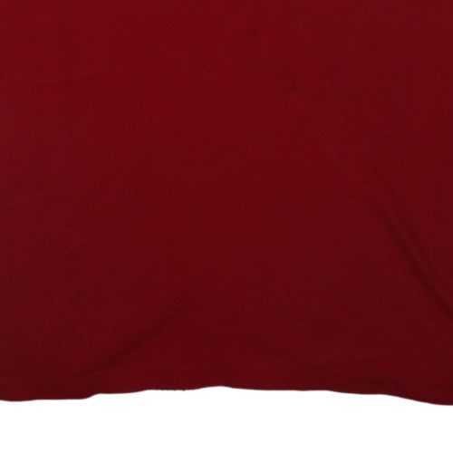 Nautica Men's Red Cotton Short Sleeve Polo Shirt XL