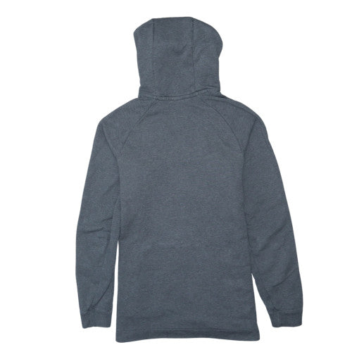 Nike Men’s Grey Pullover Hoodie M Regular Fit Cotton Blend