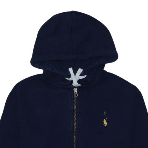 Polo Ralph Lauren Men's Blue Full Zip Hoodie Size M