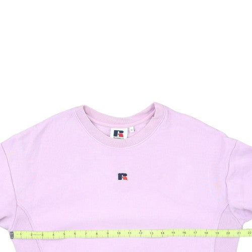 Russell Athletic Women’s Pink Crew Neck Sweatshirt Size 12 Cotton Blend