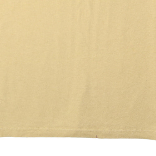 Reebok Men’s Beige BC College Sports Logo T-Shirt Size L