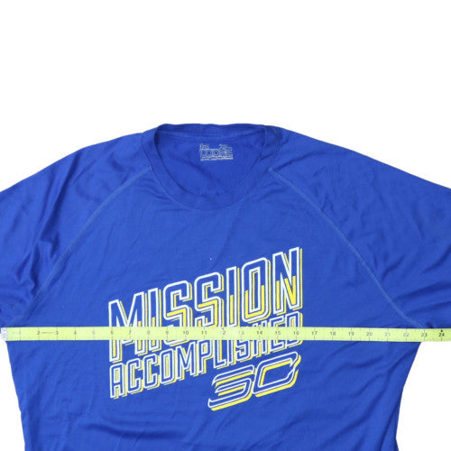 Under Armour Men Blue XL Loose Fit Curry 30 Sports T-Shirt