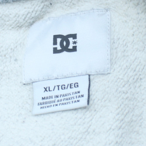 DC Shoes Mens Grey XL Crew Neck Pullover Sweatshirt Cotton Blend