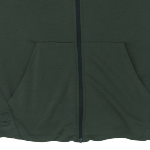 Nike Men's Green Full Zip Dri-FIT Hoodie Size L