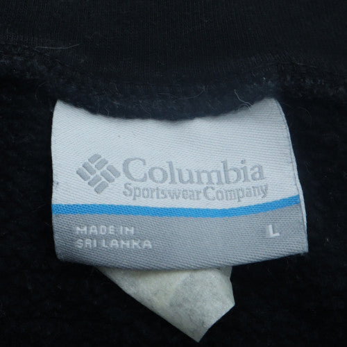 Columbia Mens Black Full Zip Fleece Hoodie Size L Regular Fit