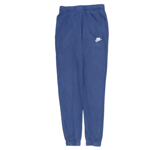 Nike Men's Blue Jogger Trousers XS Fleece Regular Fit Activewear