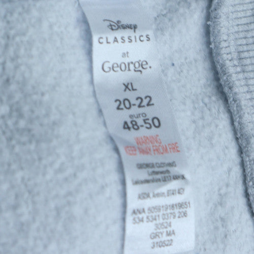 Disney Classics at George Womens Grey XL Sweatshirt Stitch Christmas