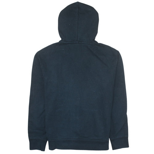 Ralph Lauren Men's Black Full Zip Hoodie L Logo Fleece Sweatshirt