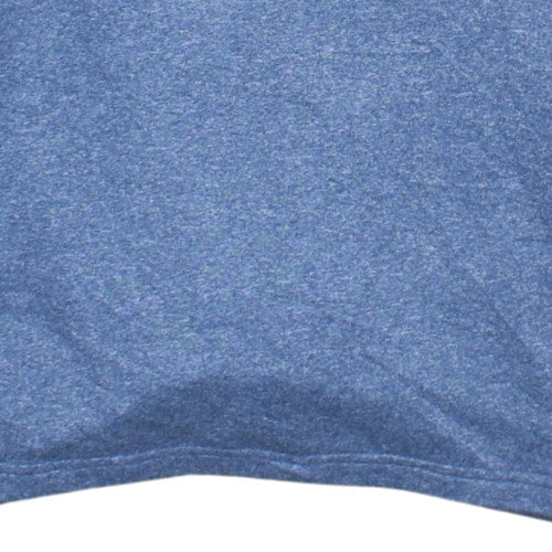 adidas Men Blue Pullover Hoodie L Lightweight Sportswear