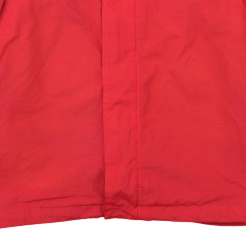 The North Face Men's Red Waterproof Hooded Parka Jacket Size M