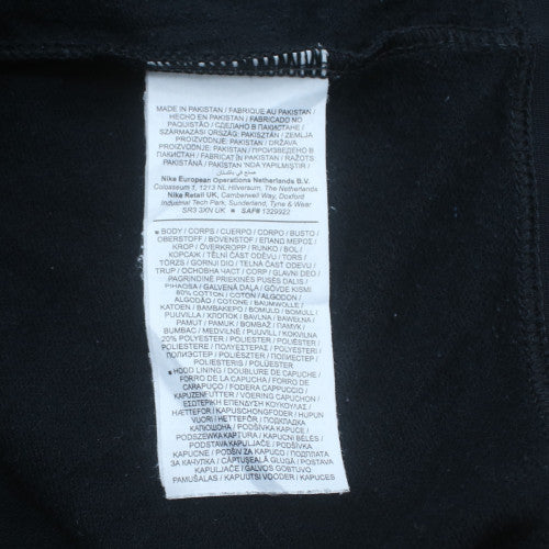 Nike Men's Black Short Sleeve Hooded T-Shirt Size L