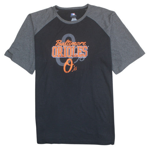 MLB Genuine Baltimore Orioles Men’s Black 3XL Raglan Graphic T-Shirt