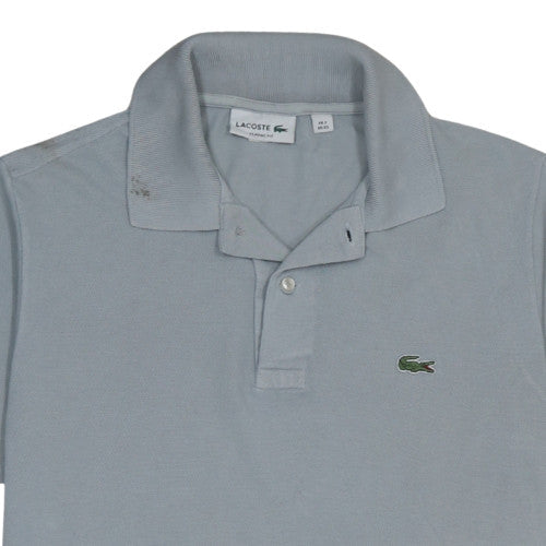 Lacoste Men's Grey Classic Fit Cotton Polo Shirt XL