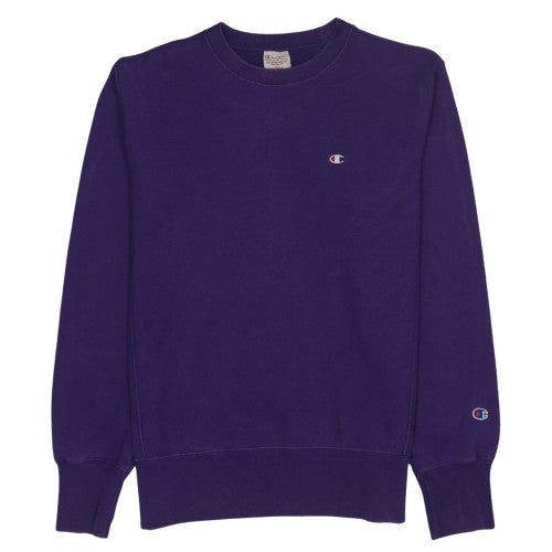 Champion Men's Purple Reverse Weave Sweatshirt Large Pullover